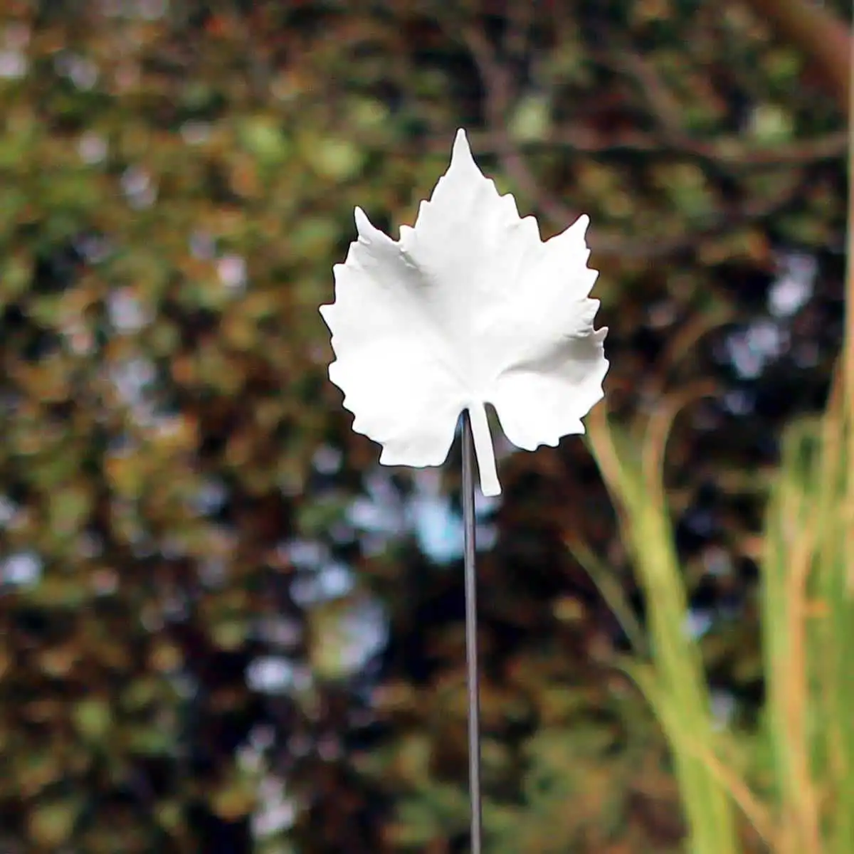 Tuteur feuille Vigne en porcelaine  Tuteur feuille Vigne en porcelaine