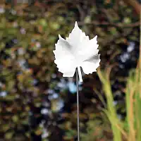 Tuteur feuille Vigne en porcelaine  Tuteur feuille Vigne en porcelaine