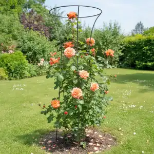 Support pour rosier grimpant - Tuteur rosier paysager D.60 x H.185cm