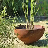 Vasque de jardin en métal d.50cm  Vasque de jardin en métal d.50cm