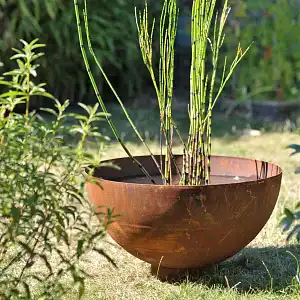 Vasque de jardin en métal d.50cm