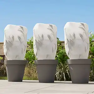 Voiles d'hivernage blanc non zippés H. 180cm - lot de 3