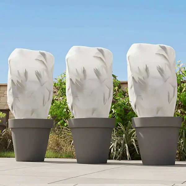 voile hivernage blanc zippe