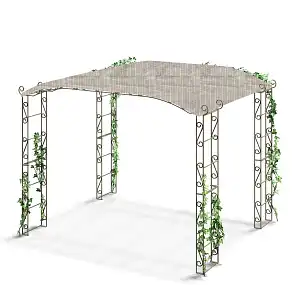 Lien vers un produit variante ou accessoire : Toile d'ombrage 3x3m avec 8 mousquetons pour tonnelle