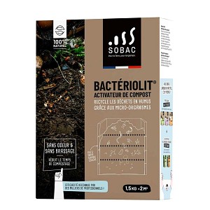 Activateur de compost naturel 1.5kg - Bactériolit