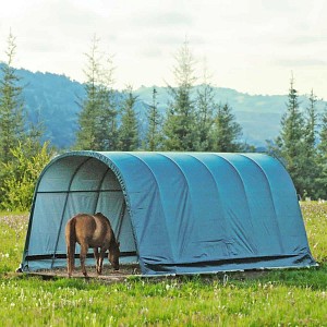 Abri chevaux de 29.2m2 - Larg. 4m x long. 7.30m