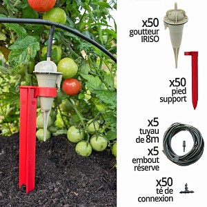 Kit arrosage goutteurs IRISO x50