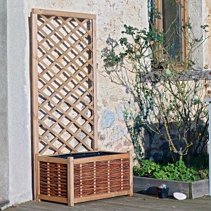 Bac Jardiniere et treillis en pin FSC
