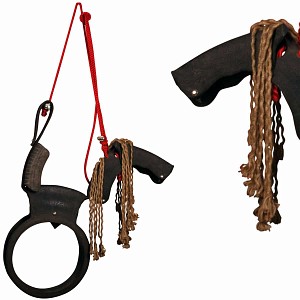 Balancoire cheval en pneu recyclé