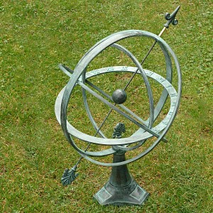 Cadran Solaire Bronze - sphère armillaire