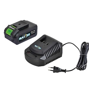 Kit chargeur rapide R-BAT20 + batterie 4Ah Ribimex