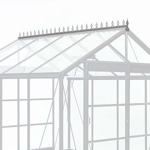 Faitiere décorative aluminium pour serre ACD S208H