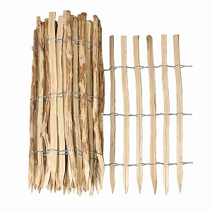 Ganivelle 0.9m haut x 3m espacement 3 à 4cm - aspect rustique déco