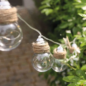 Guirlande solaire ampoules 1.8m