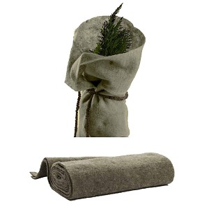 Protection antigel en laine de mouton 200 x 100cm