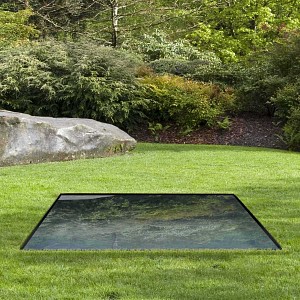Miroir d'eau carré 78cm