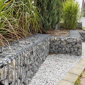Urban gabion pour mur en pierre - Fil 4,55mm - Maille 76mm