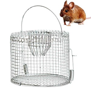 Piège à souris multiprise en acier - H. 11cm