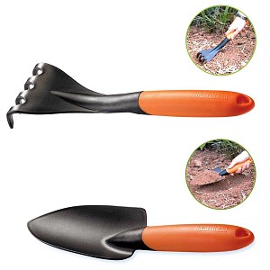Set de 2 outils de jardin en plastique