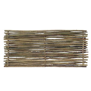 Barrière noisetier L.180 x H.80cm - tressage horizontal