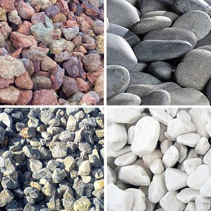 Pierres décoratives pour jardin et gabions