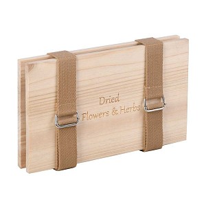 Presse à fleurs et herbes en bois, avec cordes