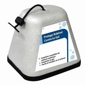 Coque protège robinet contre le gel