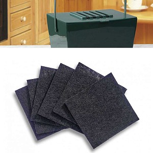 6 filtres anti odeur à charbon actif pour bio seau