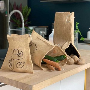 Sac à vrac en jute naturel
