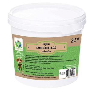 Sang séché engrais naturel agriculture Bio 2.5kg