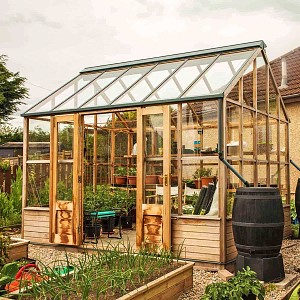 Serre de jardin en bois Classic Planthouse Ten Gabriel Ash - 6 panneaux