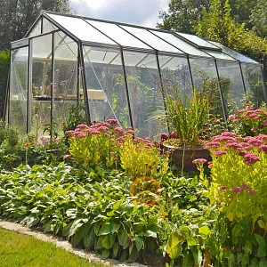 Serre de Jardin Prestige 13.62m2 paroi oblique S106H