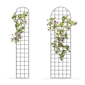 Treillis mural - grille pour plante grimpante en acier H. 180cm