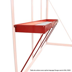 Table de culture pour serre ACD - 217 x 42cm