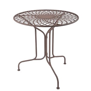 Table ronde extérieure Sophia en acier Diam. 70cm