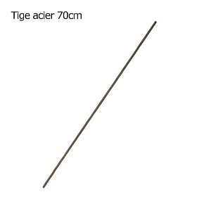 Tige acier L.70cm x D.1cm