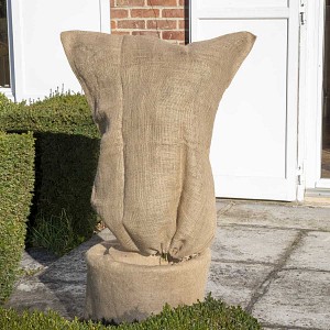 Housse d'hivernage en jute - Diam. 80cm x haut. 100cm