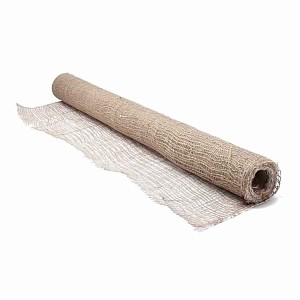 Toile de jute naturel en rouleau 1m x 10m