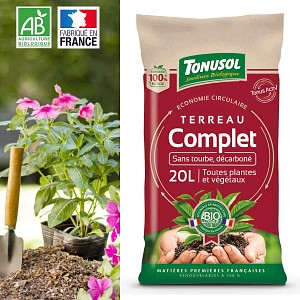 Terreau universel sans tourbe - plantes potager gazon 20L