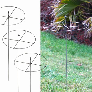 Tuteurs volant rond - Massifs et pivoines - lot de 3