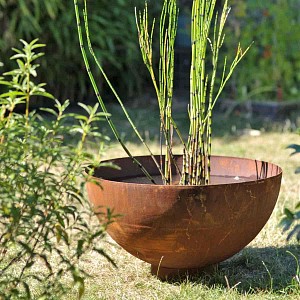 Vasque de jardin en métal d.50cm